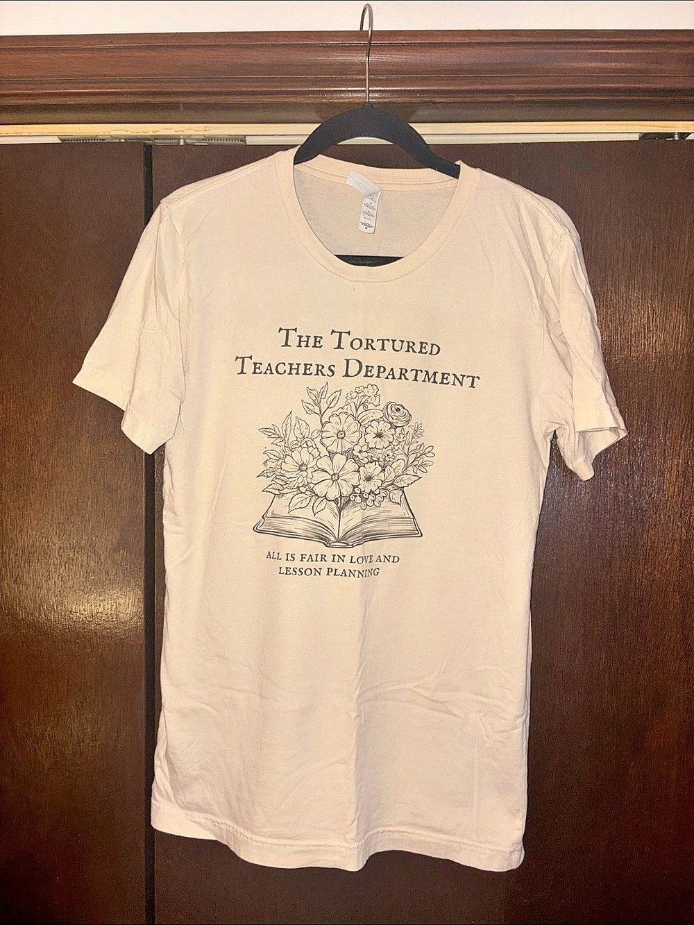 Taylor Swift x Teacher Graphic Tee in Cream Size Medium